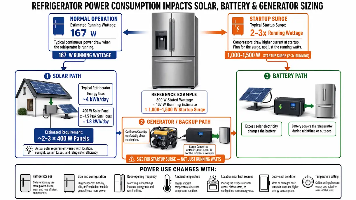 Refrigerator Power Draw
