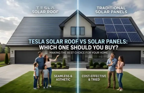 Tesla Solar Roof vs Solar Panels