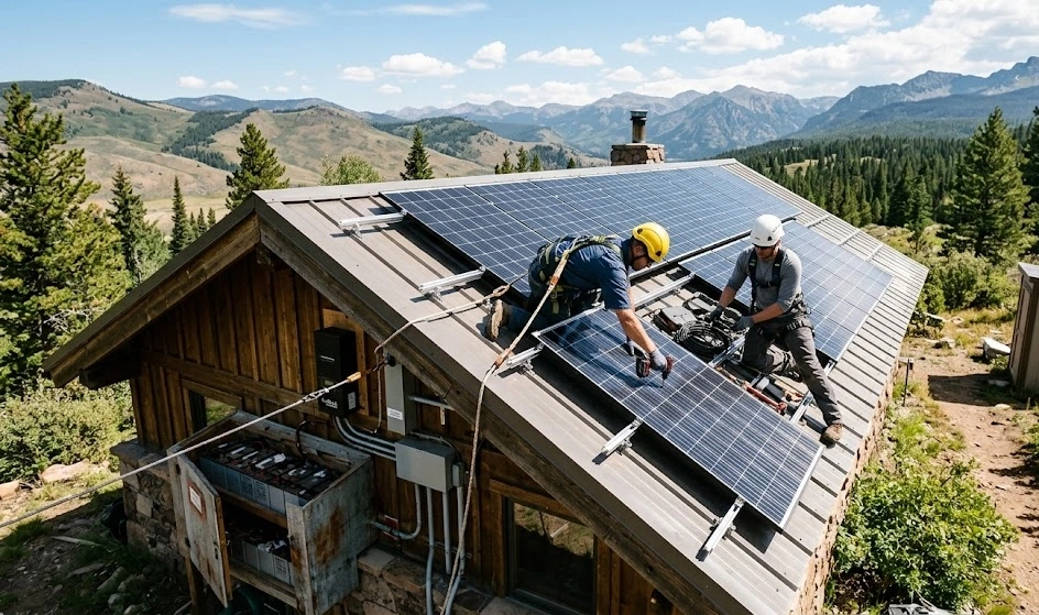off-grid solar system installation services