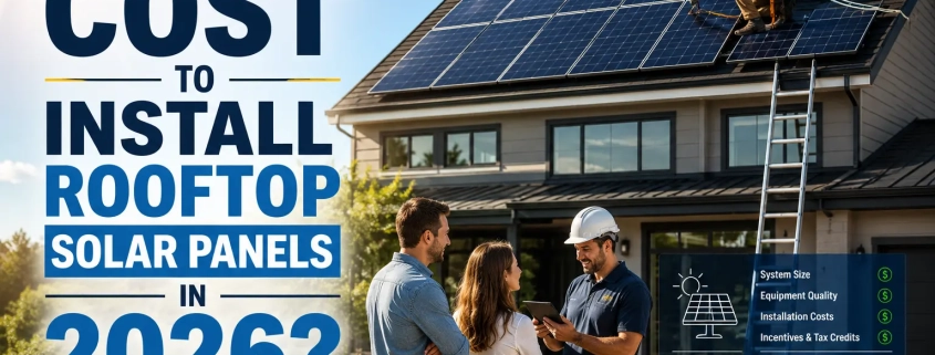 How Much Does It Cost to Install Rooftop Solar Panels in 2026