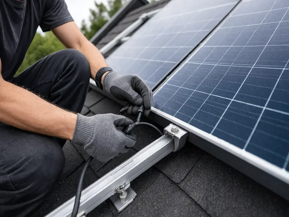 Residential Solar Installaton Wiring work