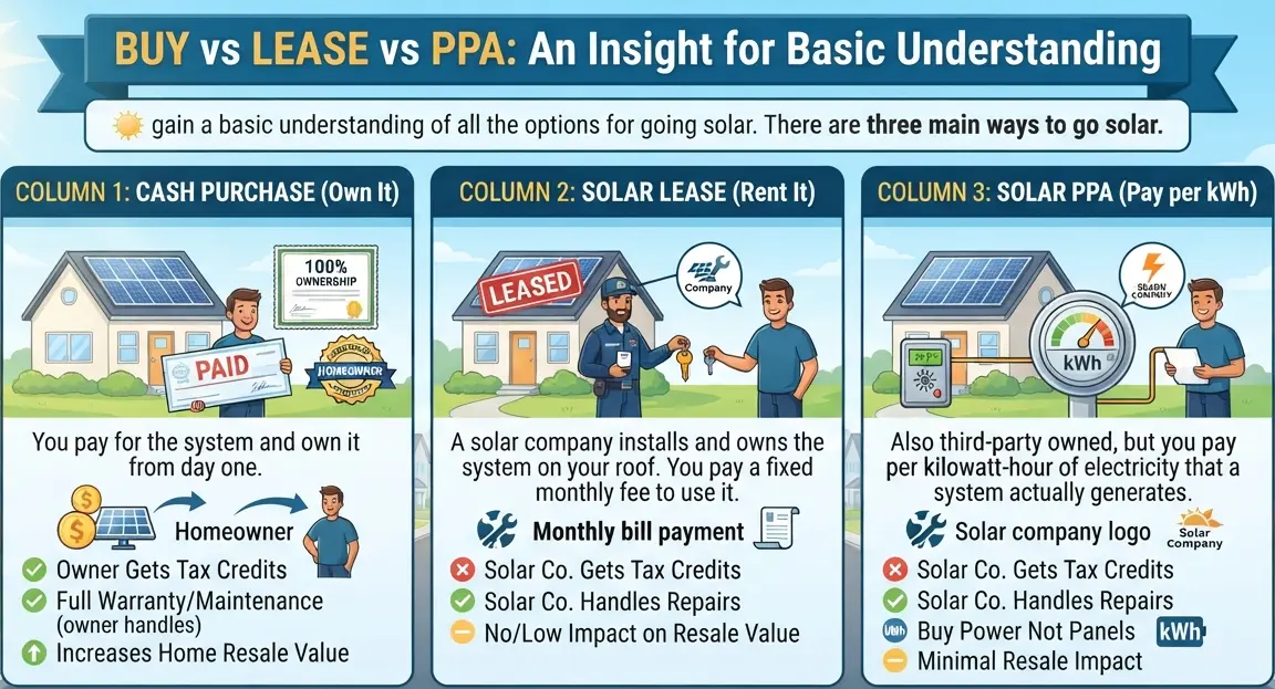Buy vs Lease vs PPA An Insight for Basic Understanding