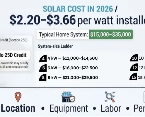 Solar Panel Cost in 2026