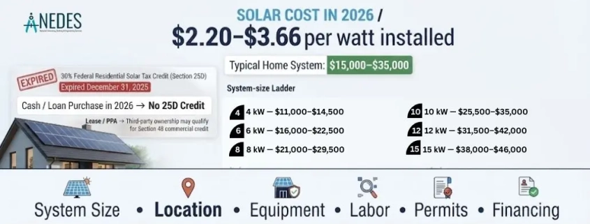 Solar Panel Cost in 2026
