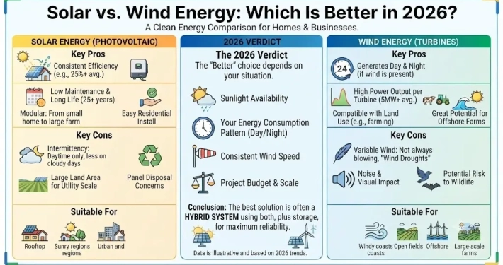 Solar vs. Wind Energy