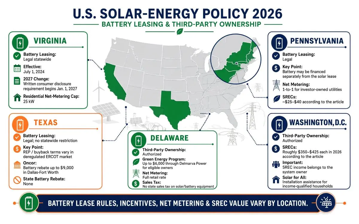 US solar energy policy 2026