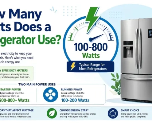 How Many Watts Does a Refrigerator Use
