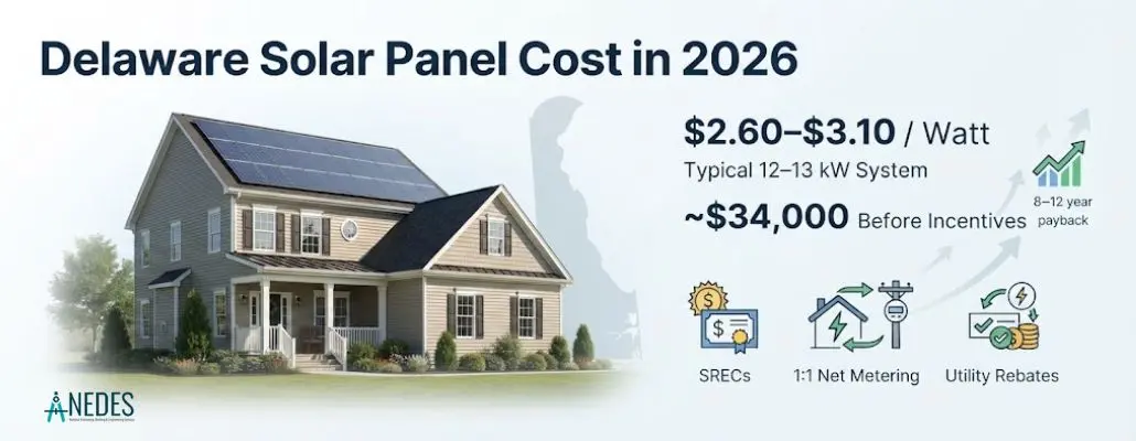Delaware Solar Panel Cost In 2026