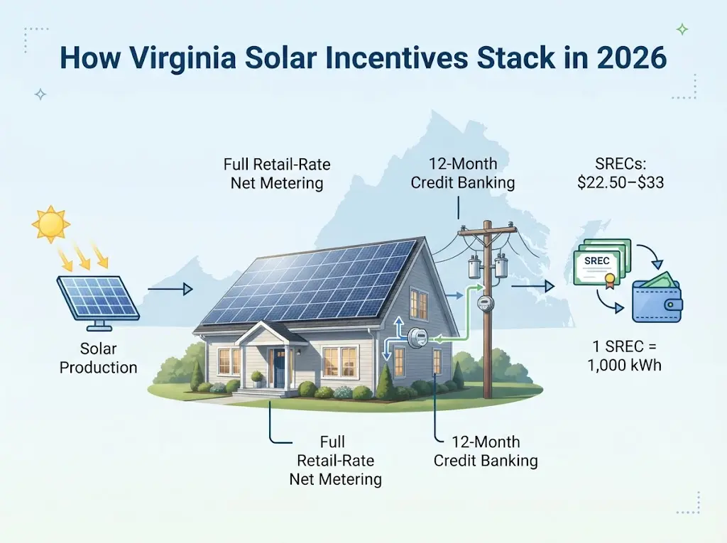 How Virginia Solar Incentives Stack In 2026