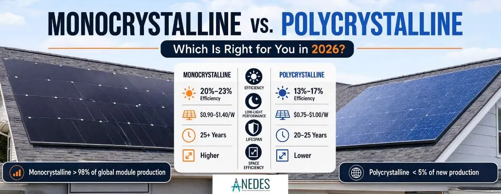 Monocrystalline vs Polycrystalline Solar Panels