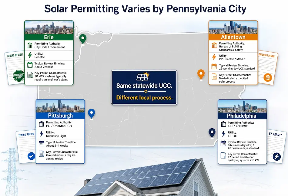 PA City Permitting Differences