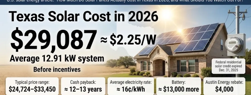 Texas Solar Cost in 2026