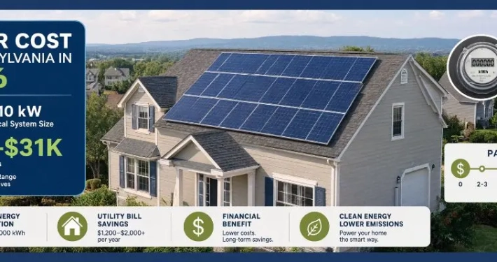 solar cost Pennsylvania
